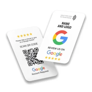 NFC PVC Plastic Google Review Card