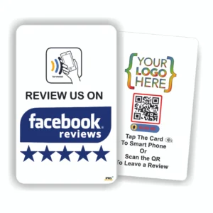 NFC PVC Plastic Facebook Review Card