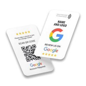 NFC Google review card