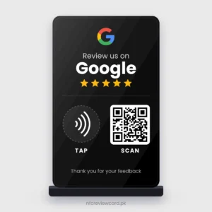 NFC Google Review Standee for Pakistan