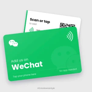 NFC WeChat Card for Pakistan