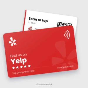 NFC Yelp Review Card for Pakistan